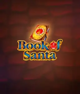 Experience the festive spirit with the Book of Santa game by Endorphina, showcasing an intricately designed golden book emblazoned with Santa's iconic image. This graphic conveys the charm and joy of Christmas, set against a softly glowing red background. Great for players looking to get into the holiday spirit, offering a charming escape. 